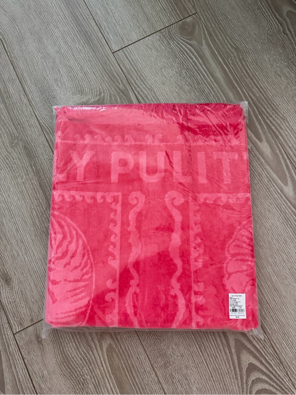 Lilly Pulitzer Beach Towel Paradise Punch Tropical Vacay Pool Lounge Preppy - Picture 2 of 2